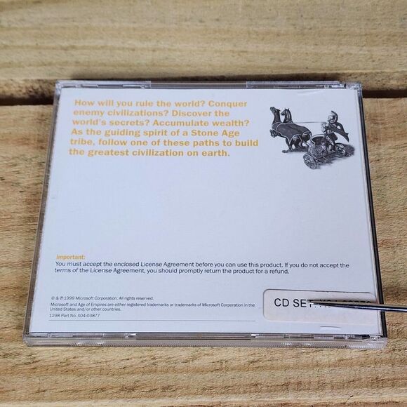 Age of Empires: Gold Edition (PC, 1999) w/ Manual, Rise of Rome Expansion - Picture 4 of 4